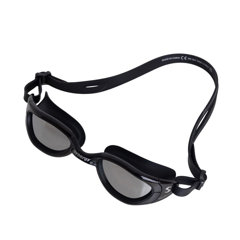 TRISIGHT SWIMMING GOGGLES - BLACK/BLACK POLARISED