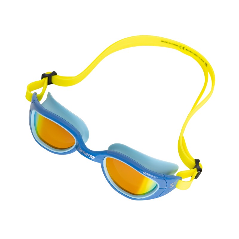 TRISIGHT SWIMMING GOGGLES - BLUE/YELLOW POLARISED