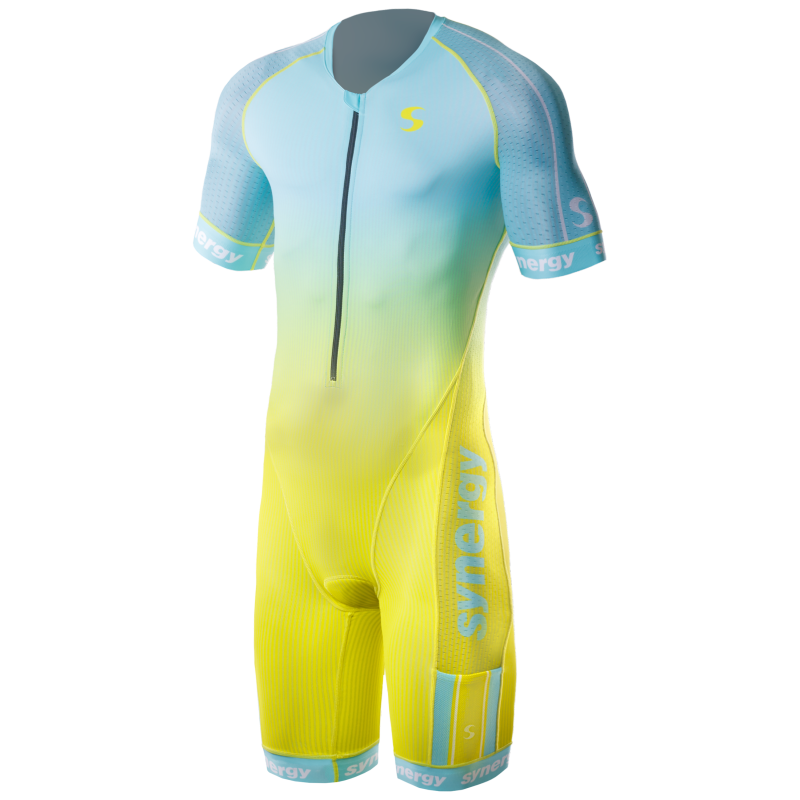 MEN'S ELITE TRISUIT - MINT YELLOW